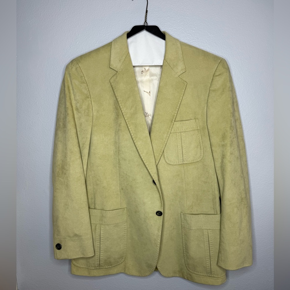 Kingsridge Custom Fabric suede blazer